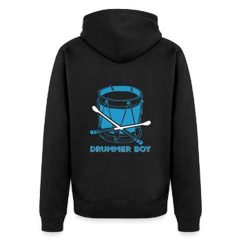 Cadeau Batteur Batteur Batteur - Veste à capuche bio Premium Unisexe - noir - Dos - Nico (187cm)