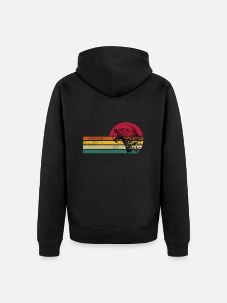 Parrot - Unisex Premium Organic Zip Hoodie - black