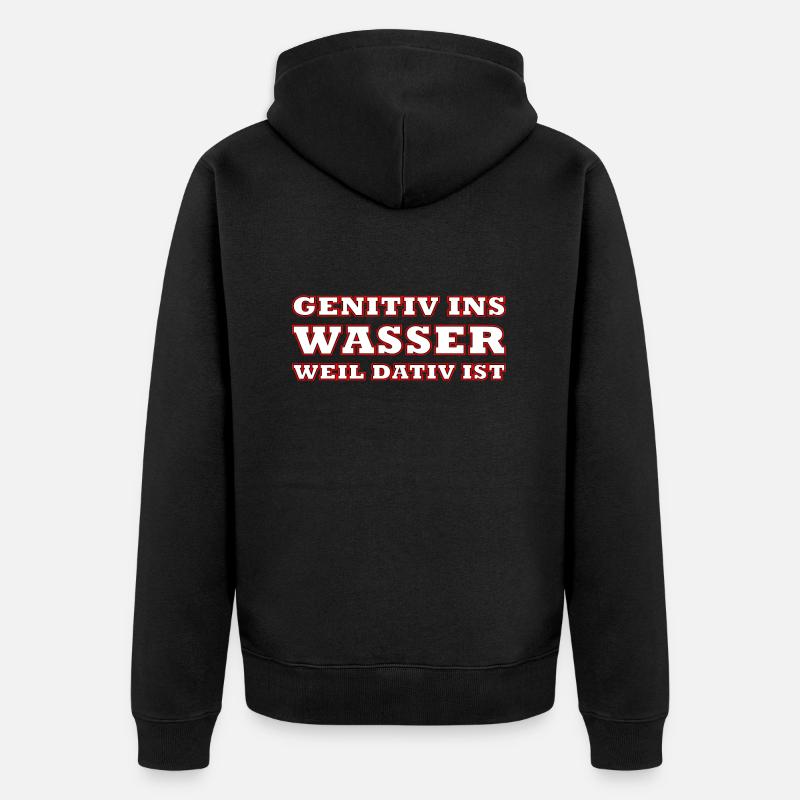 Ehrenlehrer I Schule Uni Grundschule Berufsschule - Unisex Premium Bio Zip Hoodie - Schwarz