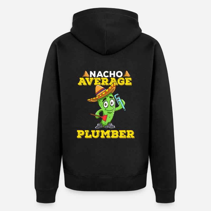 Cinco De Mayo Klempner - Unisex Premium Bio Zip Hoodie - Schwarz