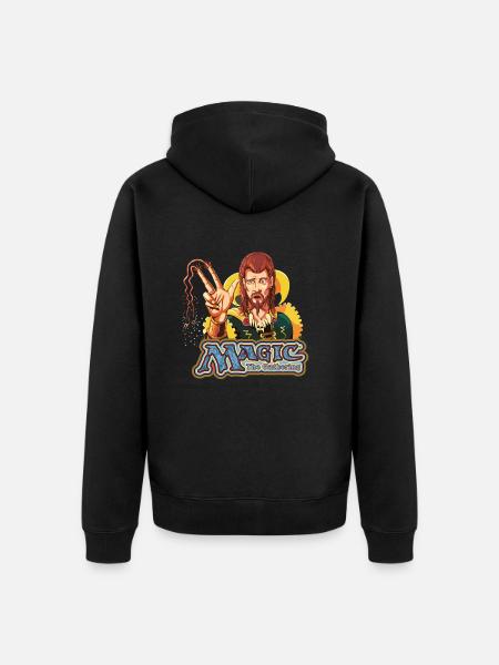Magic: The Gathering Counterspell retrokort - Premium økologisk unisex-hættejakke - sort