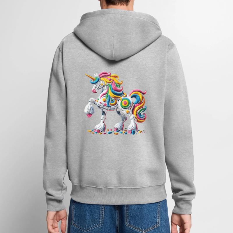 Expert Master Builder Bricks Unisex Premium Organic Zip Hoodie