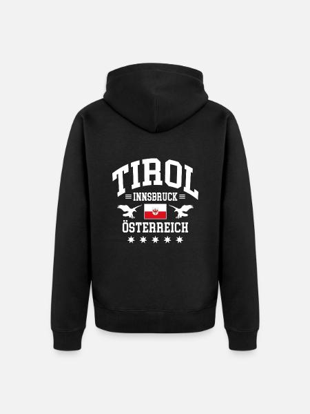 Tyrol - Veste à capuche bio Premium Unisexe - noir