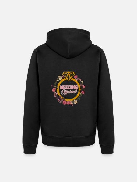 Marriage Marriage - Unisex Premium Organic Zip Hoodie - black