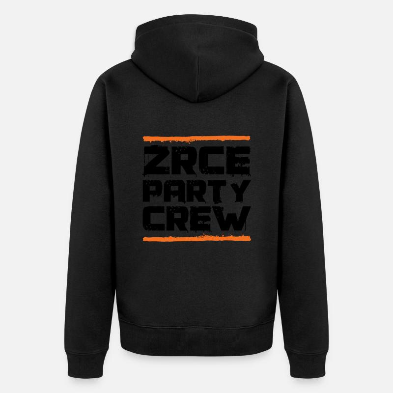 Zrce Party Crew - Veste à capuche bio Premium Unisexe - noir
