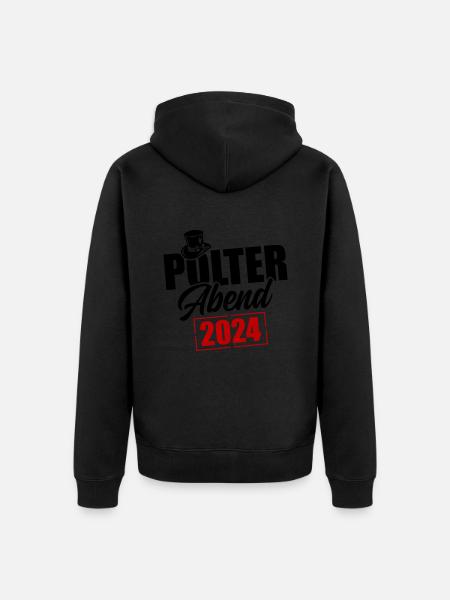 Polterabend 2024 - Unisex Premium Bio Zip Hoodie - Schwarz