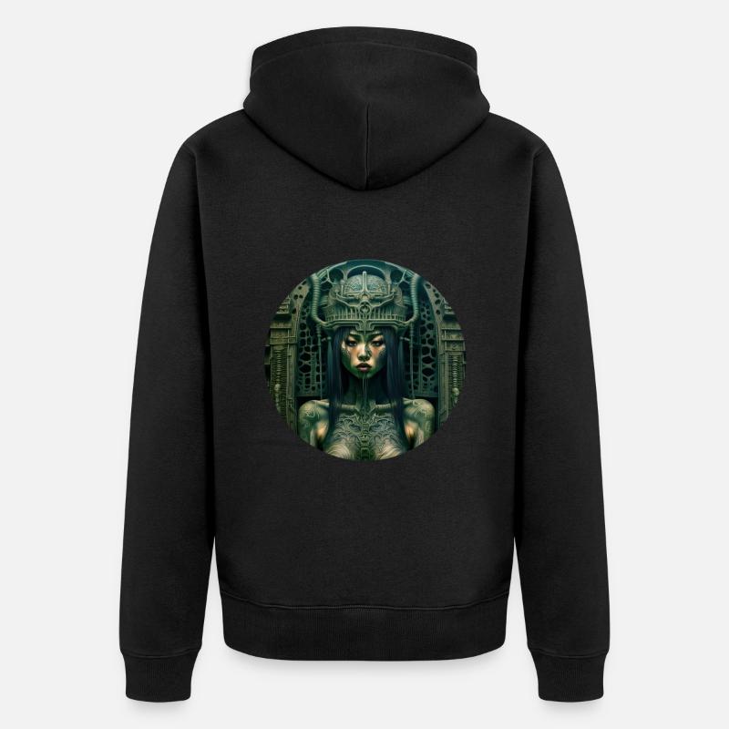 Fée noire - Veste à capuche bio Premium Unisexe - noir