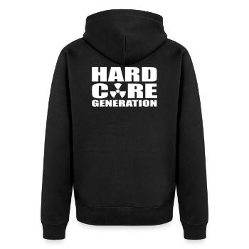 Hardcore Generation Radioactive FR - Veste à capuche bio Premium Unisexe - noir - Dos - Nico (187cm)