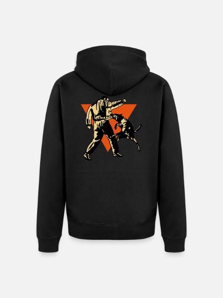 ring malinois - Veste à capuche bio Premium Unisexe - noir