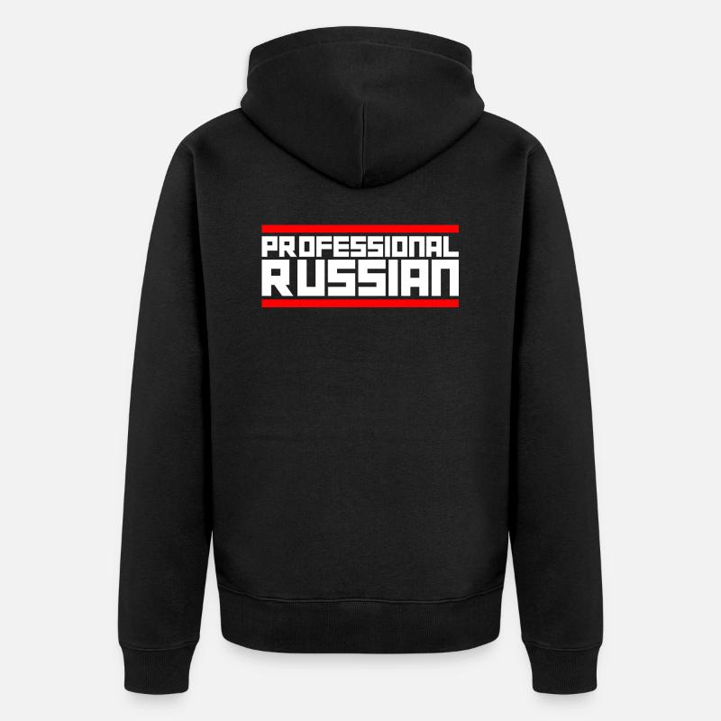 Russe professionnel - Veste à capuche bio Premium Unisexe - noir