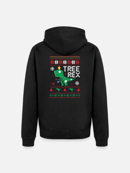 Tree Rex Tree Rex - Veste à capuche bio Premium Unisexe - noir