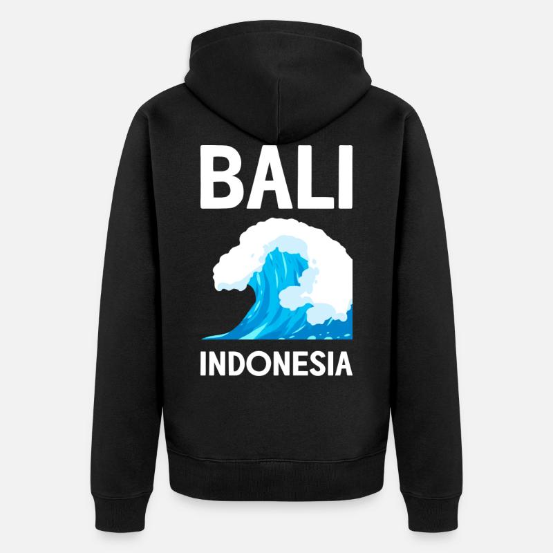 Bali - Veste à capuche bio Premium Unisexe - noir