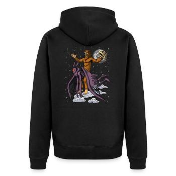 Bigfoot Équitation Mothman - Veste à capuche bio Premium Unisexe - noir - Dos - Nico (187cm)