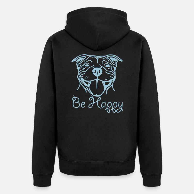 stafford © - www.dog-power.nl - Unisex Premium Bio Zip Hoodie - undefined