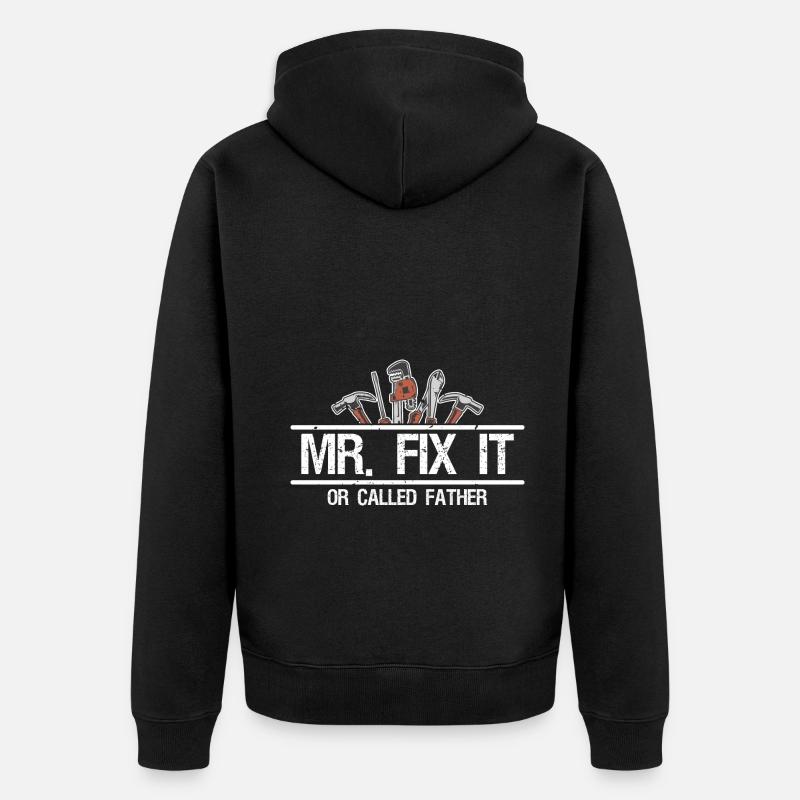 M. Fix it - Veste à capuche bio Premium Unisexe - noir