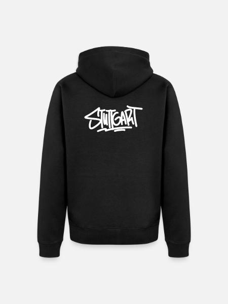 Stuttgart - Unisex Premium Organic Zip Hoodie - black