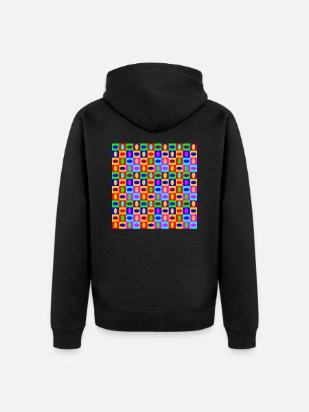 Rise Of Chaos - Unisex Premium Organic Zip Hoodie - black