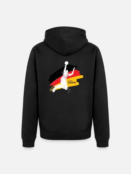 Team Germany | Basketball | Tournament - Unisex Premium Organic Zip Hoodie -
