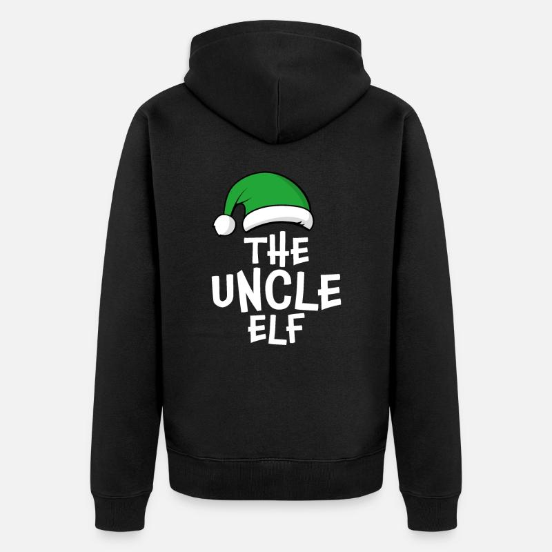 L’oncle elfe - Veste à capuche bio Premium Unisexe - noir