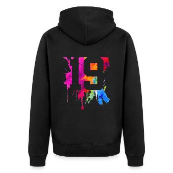 19 ANS 19E ANNIVERSAIRE - Veste à capuche bio Premium Unisexe - noir - Dos - Nico (187cm)