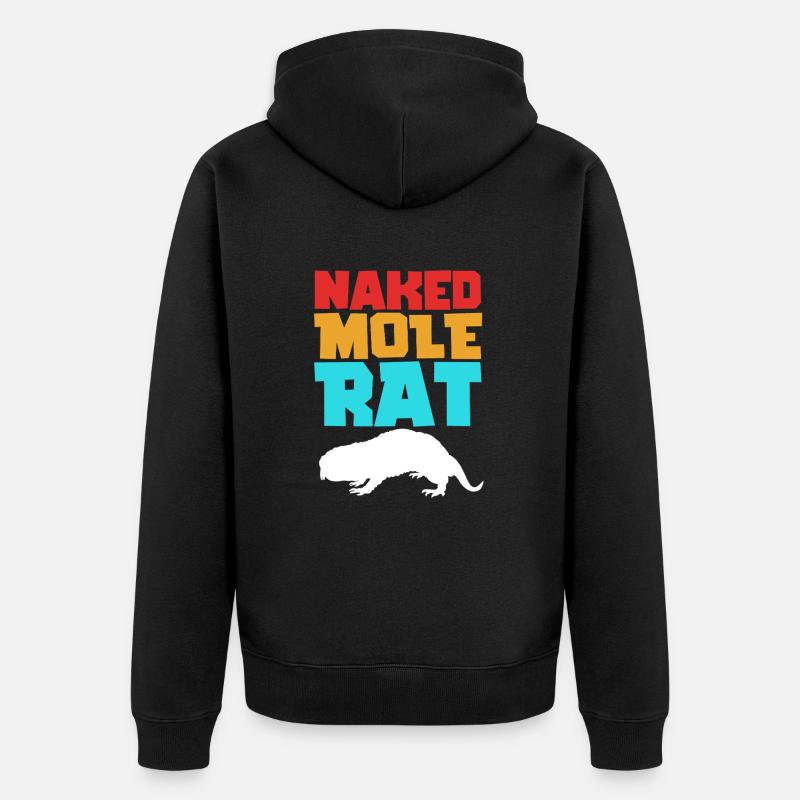 Chiot de sable - Veste à capuche bio Premium Unisexe - noir