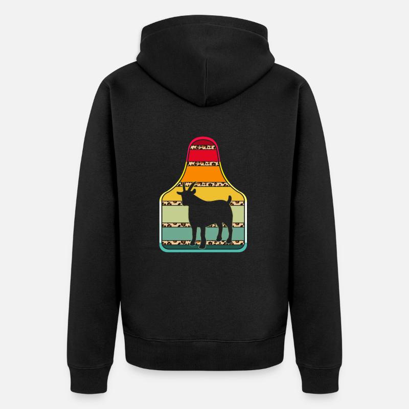 Éleveurs de bétail - Veste à capuche bio Premium Unisexe - noir