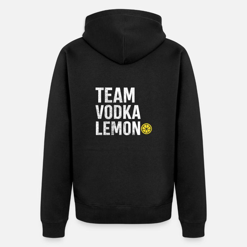 L’équipe Vodka Lemon - Veste à capuche bio Premium Unisexe - noir