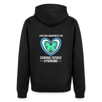 EM SFC - Veste à capuche bio Premium Unisexe - noir - Dos - Nico (187cm)