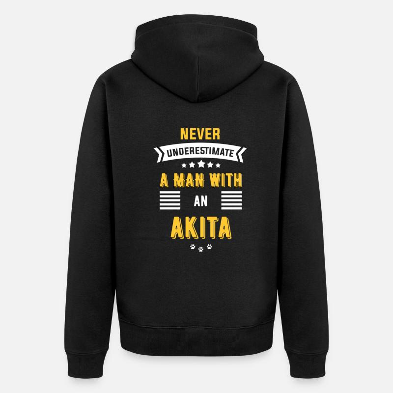 Akita - Veste à capuche bio Premium Unisexe - noir
