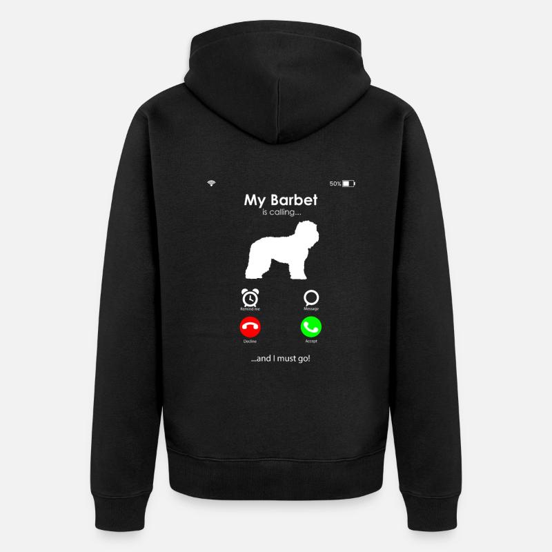 Barbet - Veste à capuche bio Premium Unisexe - noir