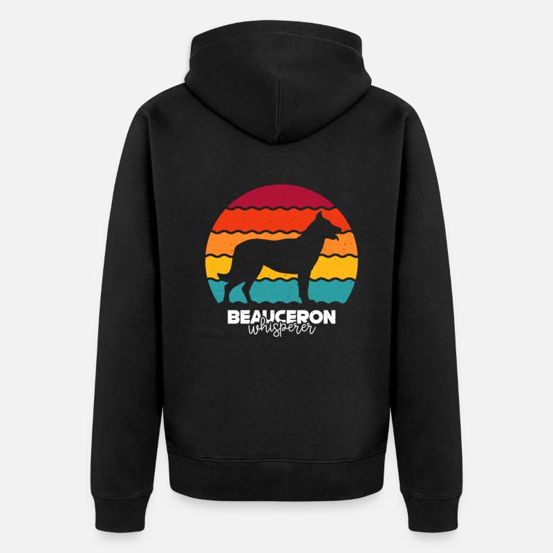 Beauceron - Veste à capuche bio Premium Unisexe - noir