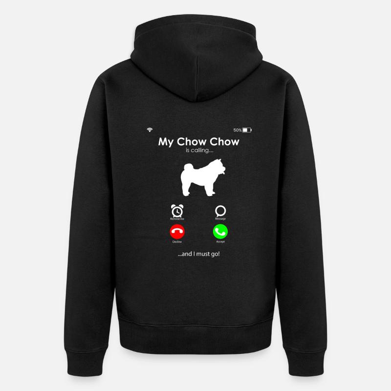 Chow Chow - Veste à capuche bio Premium Unisexe - noir