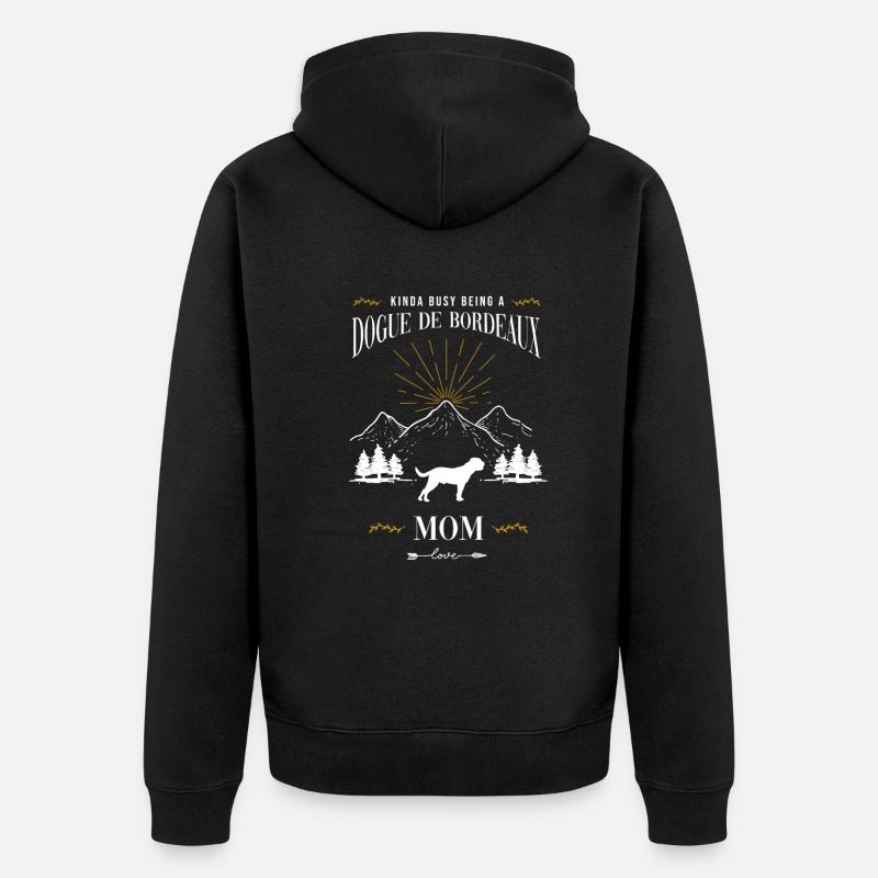 Dogue de Bordeaux - Veste à capuche bio Premium Unisexe - noir