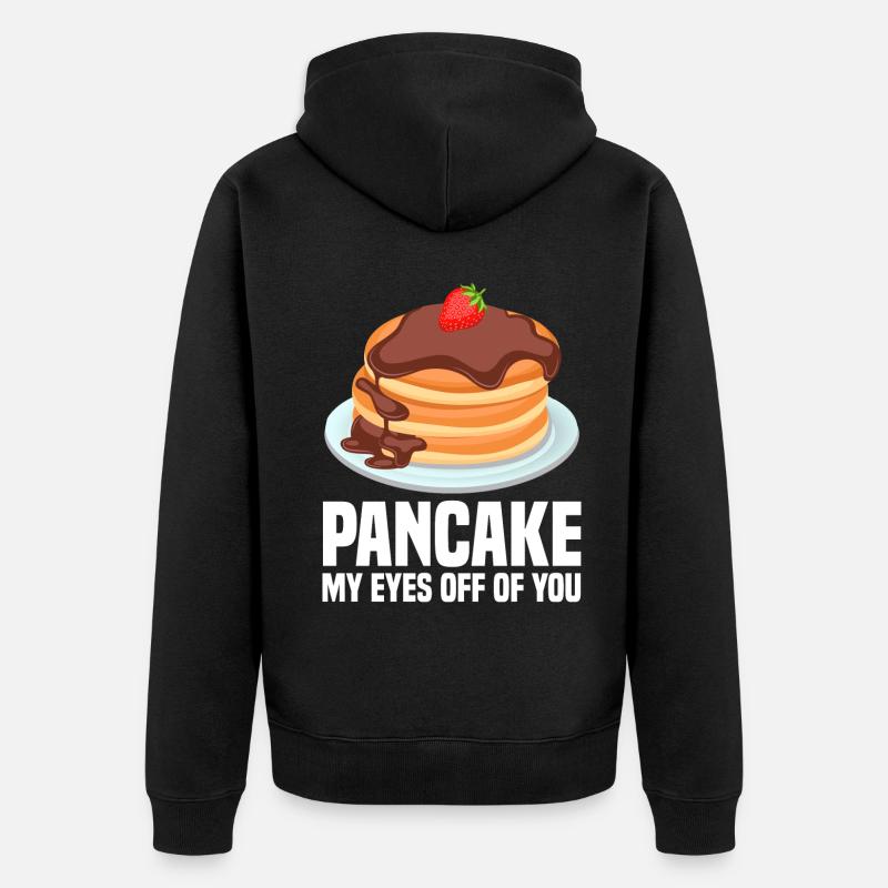 Eierkuchen - Unisex Premium Bio Zip Hoodie - Schwarz