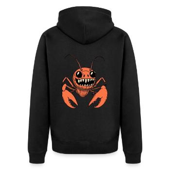 Homard Crabe Halloween Zombie - Veste à capuche bio Premium Unisexe - noir - Dos - Nico (187cm)
