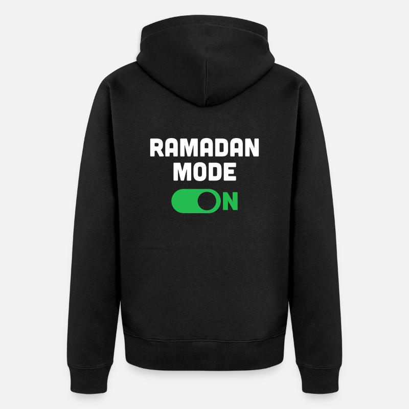 Mode Ramadan activé - Veste à capuche bio Premium Unisexe - noir