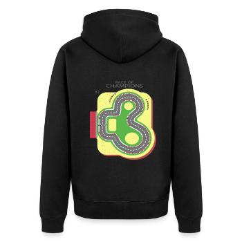 Play Mat Car Race Track, Race of Champions Kids 2 - Veste à capuche bio Premium Unisexe - noir - Dos - Nico (187cm)