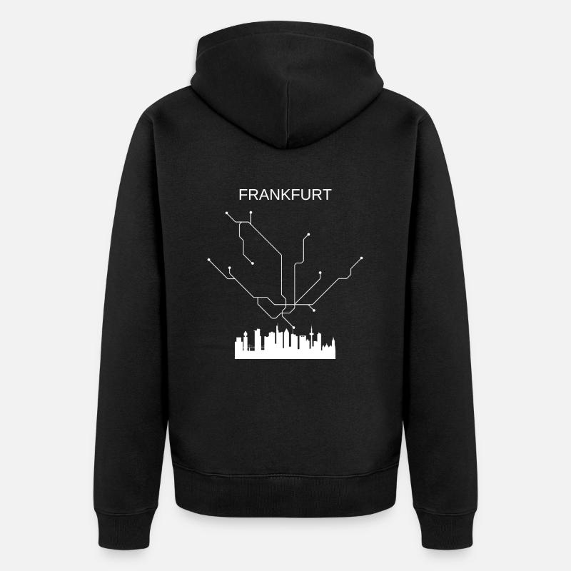 FRANKFURT - Veste à capuche bio Premium Unisexe - noir