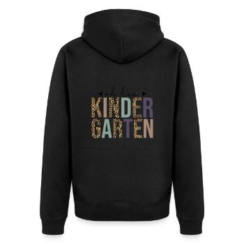 Oh Hey L'école Maternelle - Veste à capuche bio Premium Unisexe - noir - Dos - Nico (187cm)