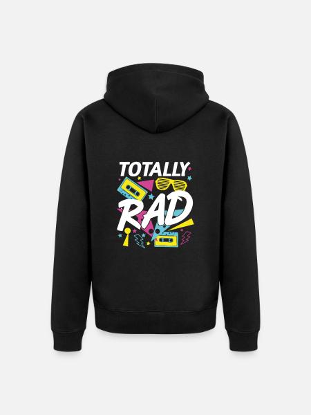 Totally Awesome - Unisex Premium Organic Zip Hoodie - black