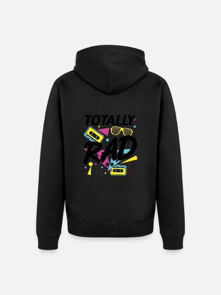 Totally Awesome - Unisex Premium Organic Zip Hoodie - black