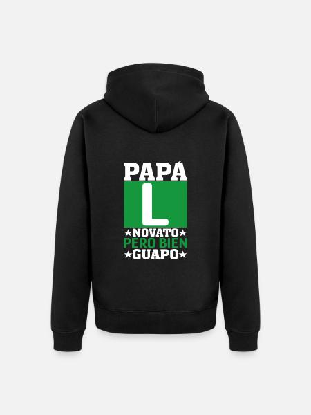 Nouveau Papa - Veste à capuche bio Premium Unisexe - noir