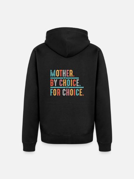 Mutter nach Wahl - Unisex Premium Bio Zip Hoodie - Schwarz