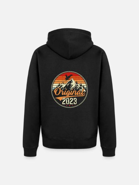 Original 2023 - Unisex Premium Organic Zip Hoodie - black