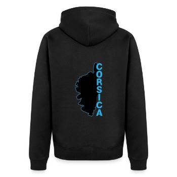 Corsica Blason - Veste à capuche bio Premium Unisexe - noir - Dos - Nico (187cm)