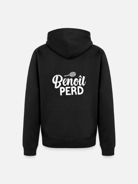 Benoit Perd - Veste à capuche bio Premium Unisexe - noir
