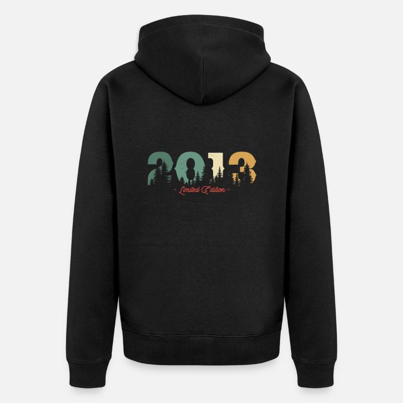 Édition limitée 2013 - Veste à capuche bio Premium Unisexe - noir