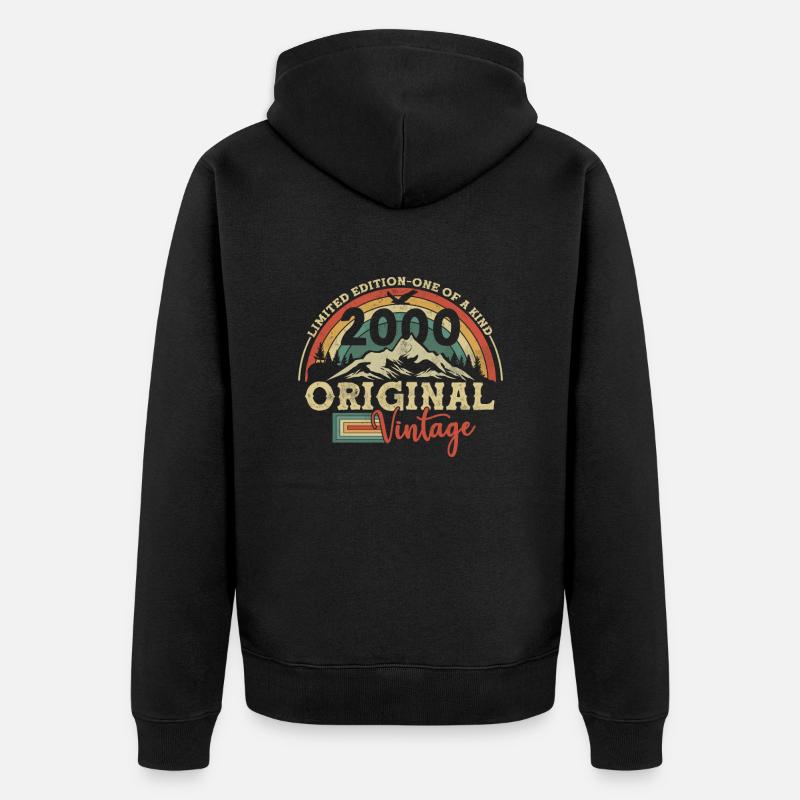 Millésime original 2000 - Veste à capuche bio Premium Unisexe - noir