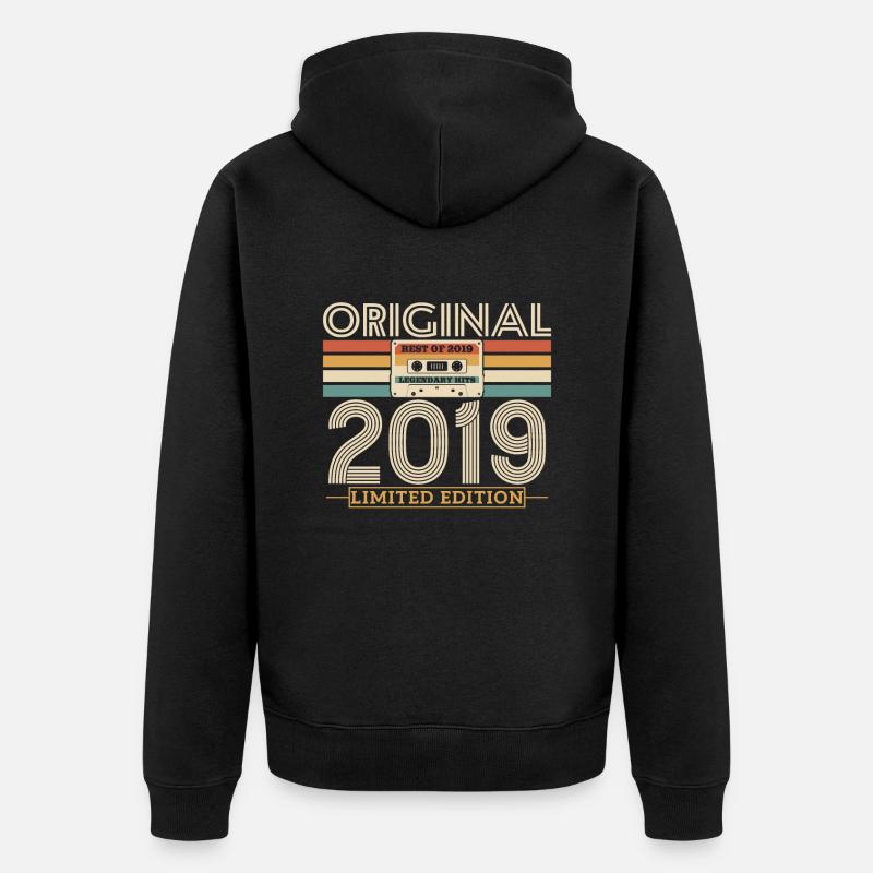 Légendes de 2019 - Veste à capuche bio Premium Unisexe - noir