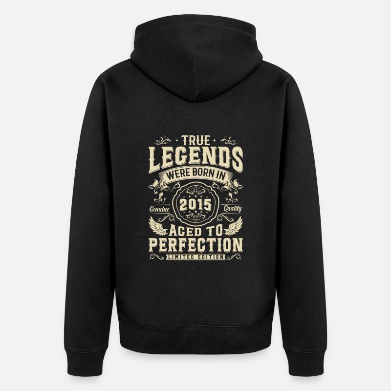 Millésime légendaire 2015 - Veste à capuche bio Premium Unisexe - noir